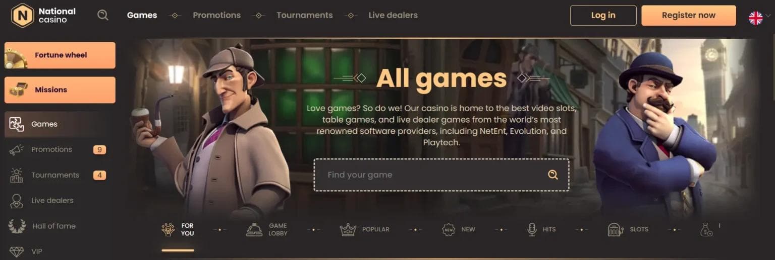 national casino recenzie