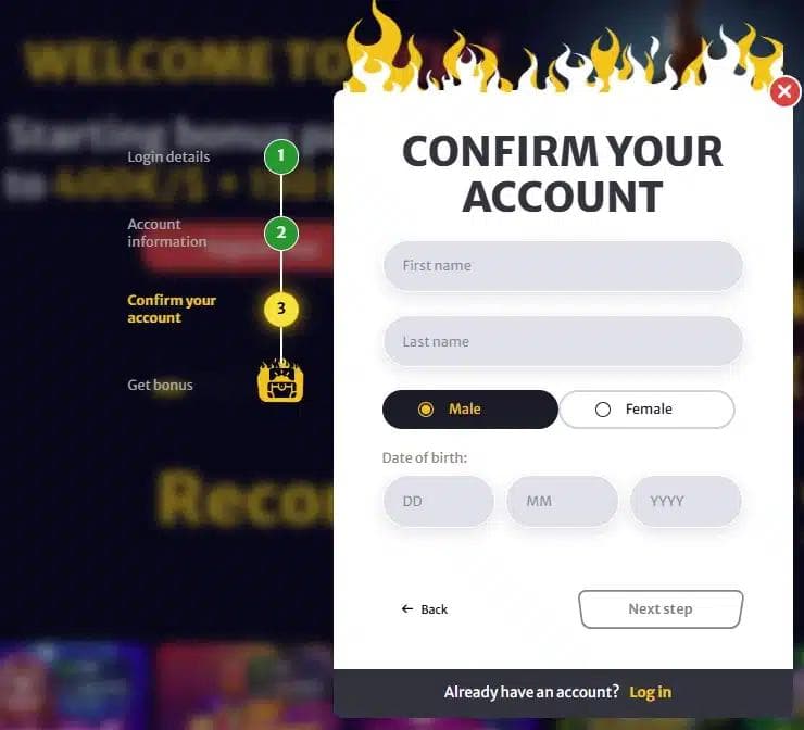 Înregistrare HellSpin România 3