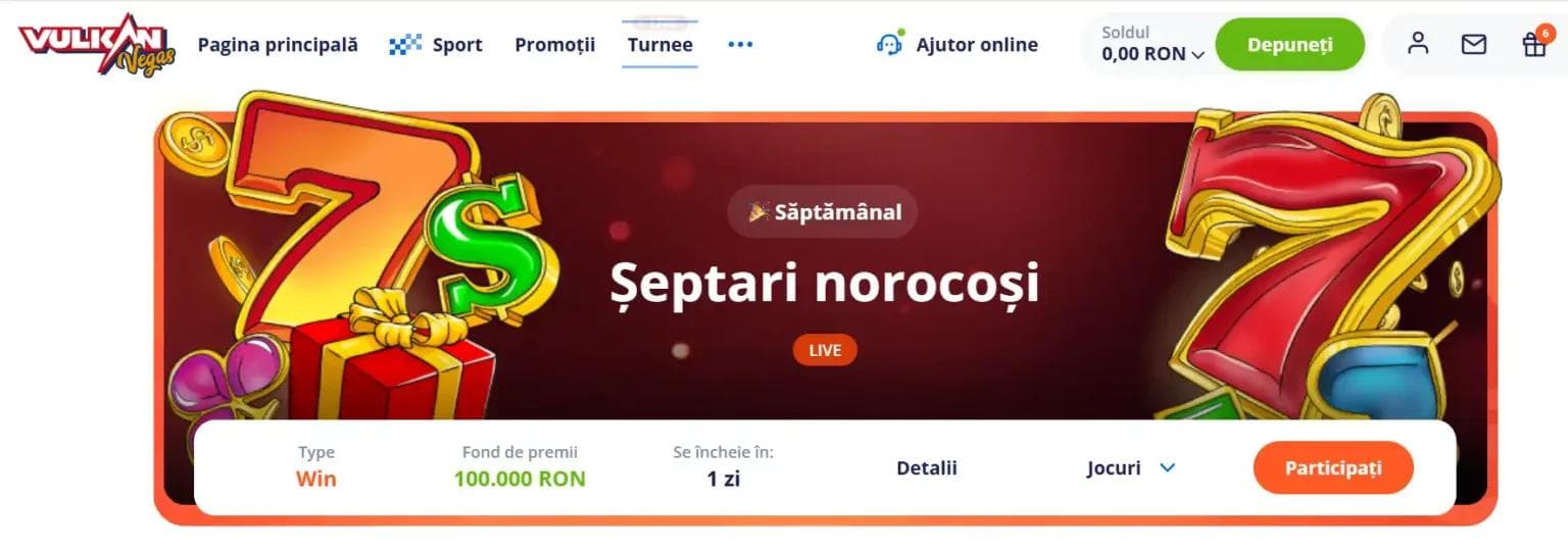 vulkan casino turnee