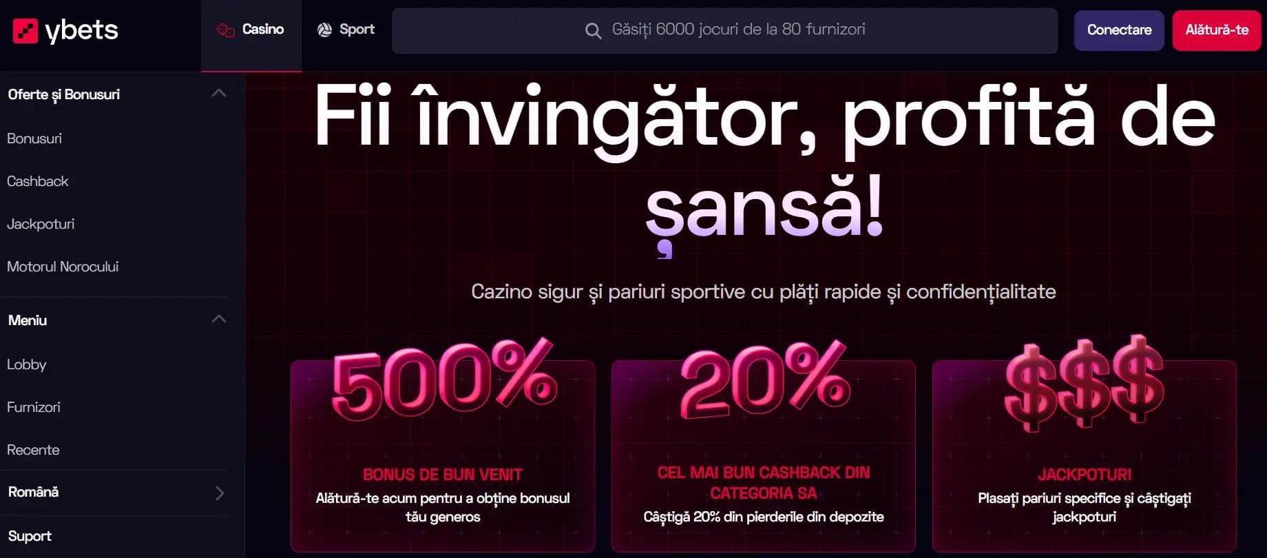 ybets casino recenzie