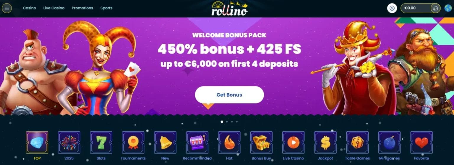 rollino casino recenzie
