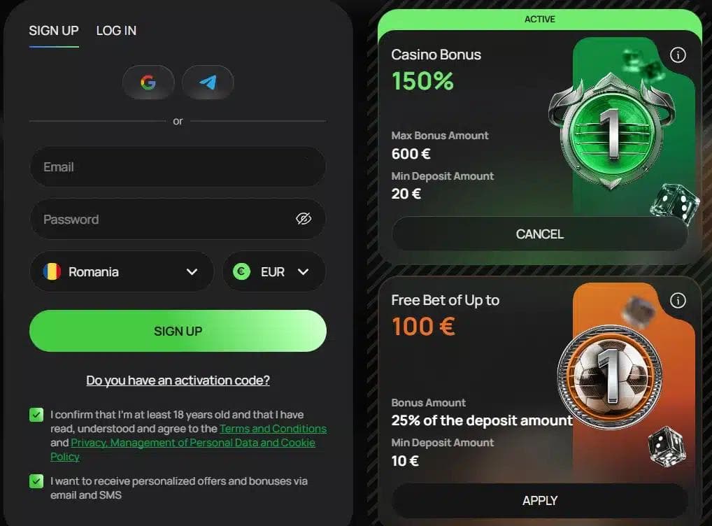 inregistrare flagman casino