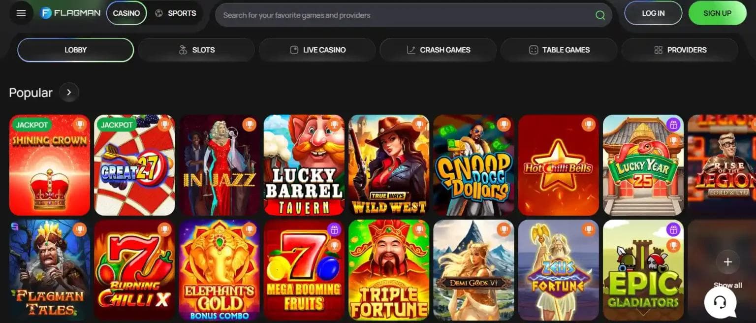 recenzie flagman casino