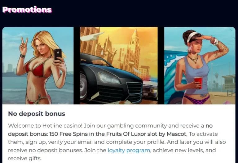 hotline bonus fara depunere