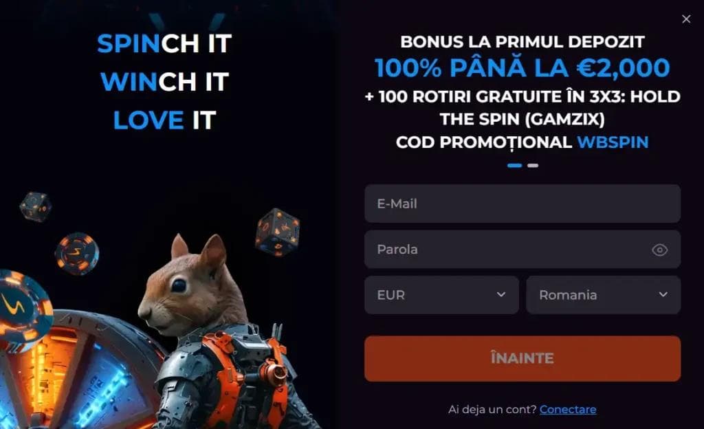 formular inregistrare spinch