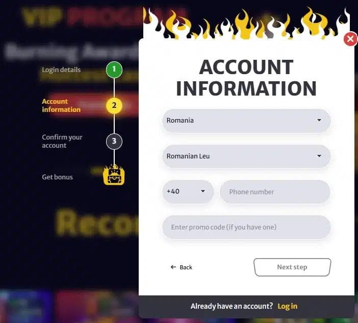 Înregistrare HellSpin România