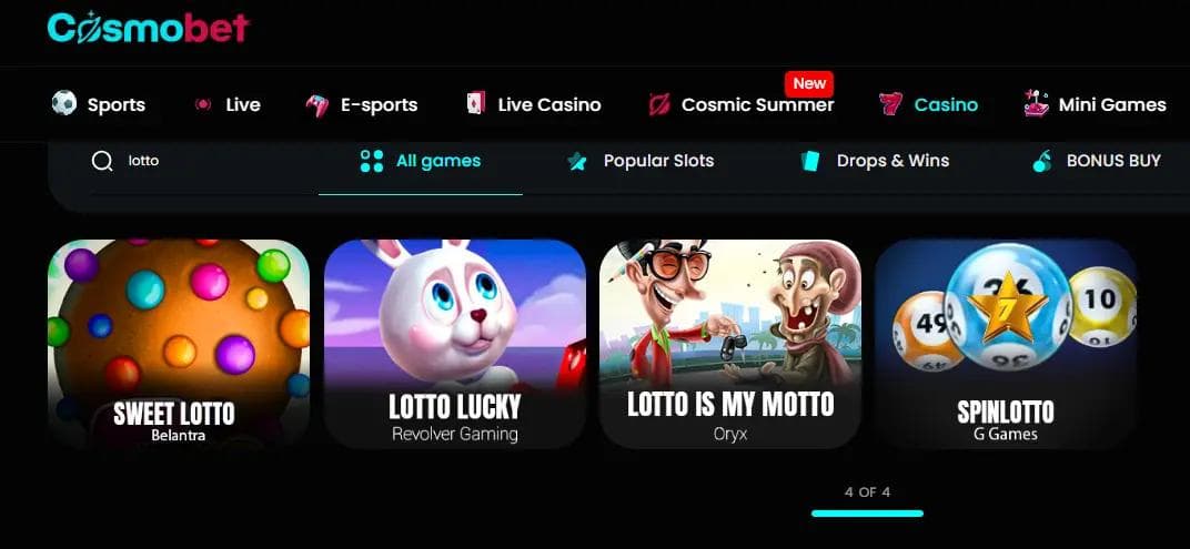 Cosmobet Loto