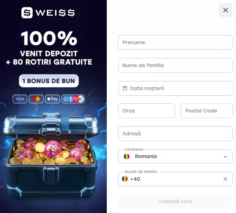 weiss inregistrare
