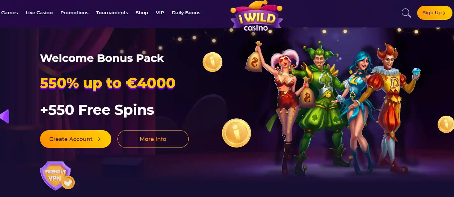 iwild casino recenzie