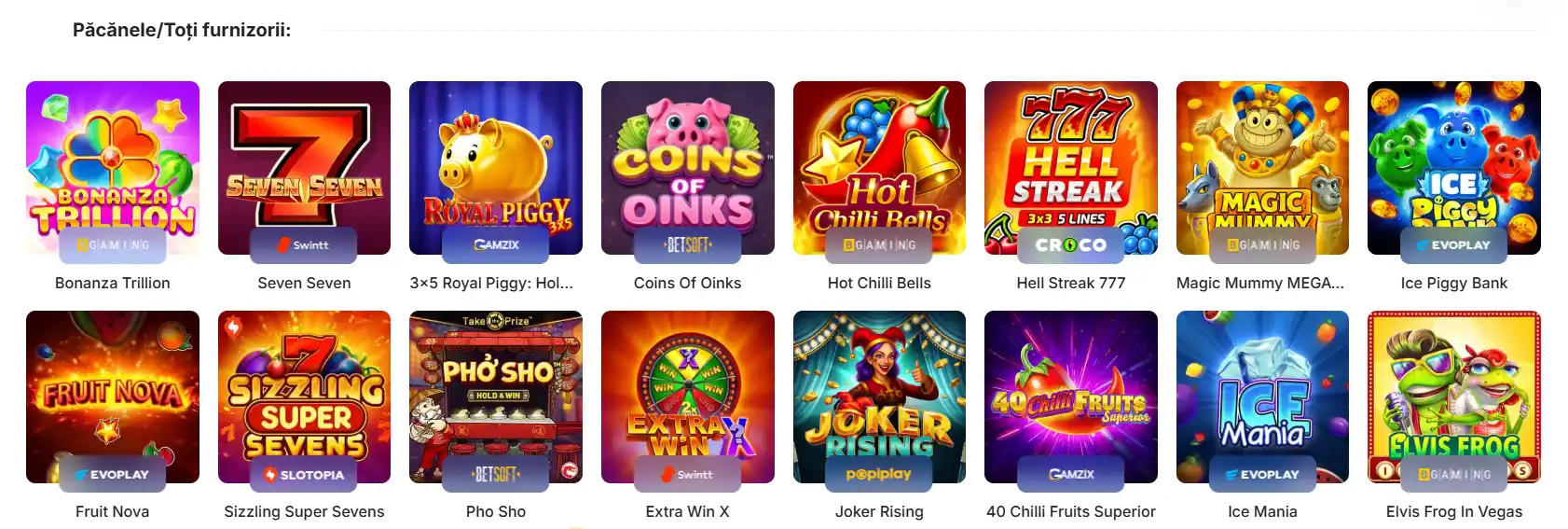 ice casino pacanele
