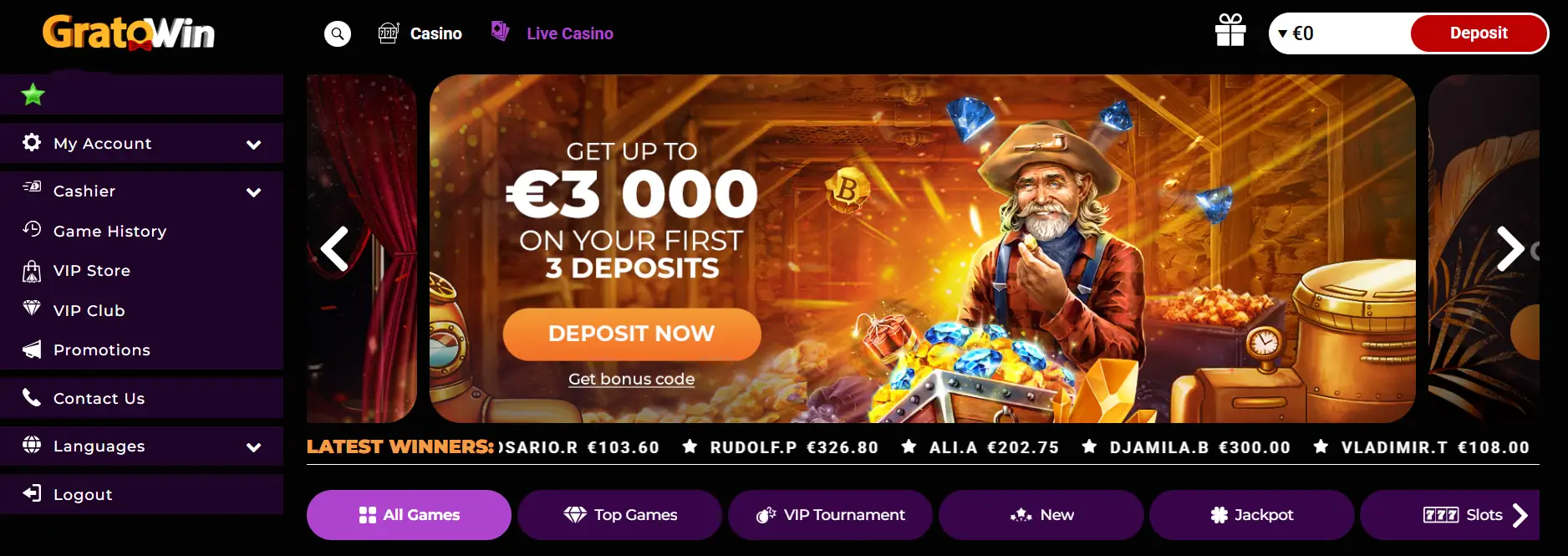 gratowin casino romania