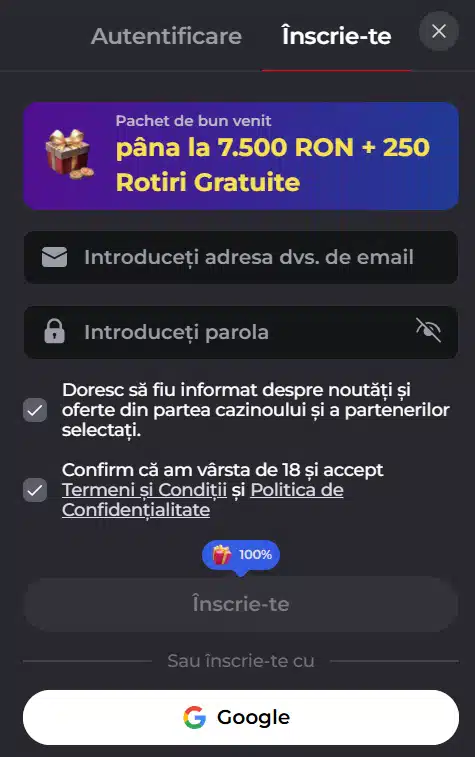 turbowinz inregistrare