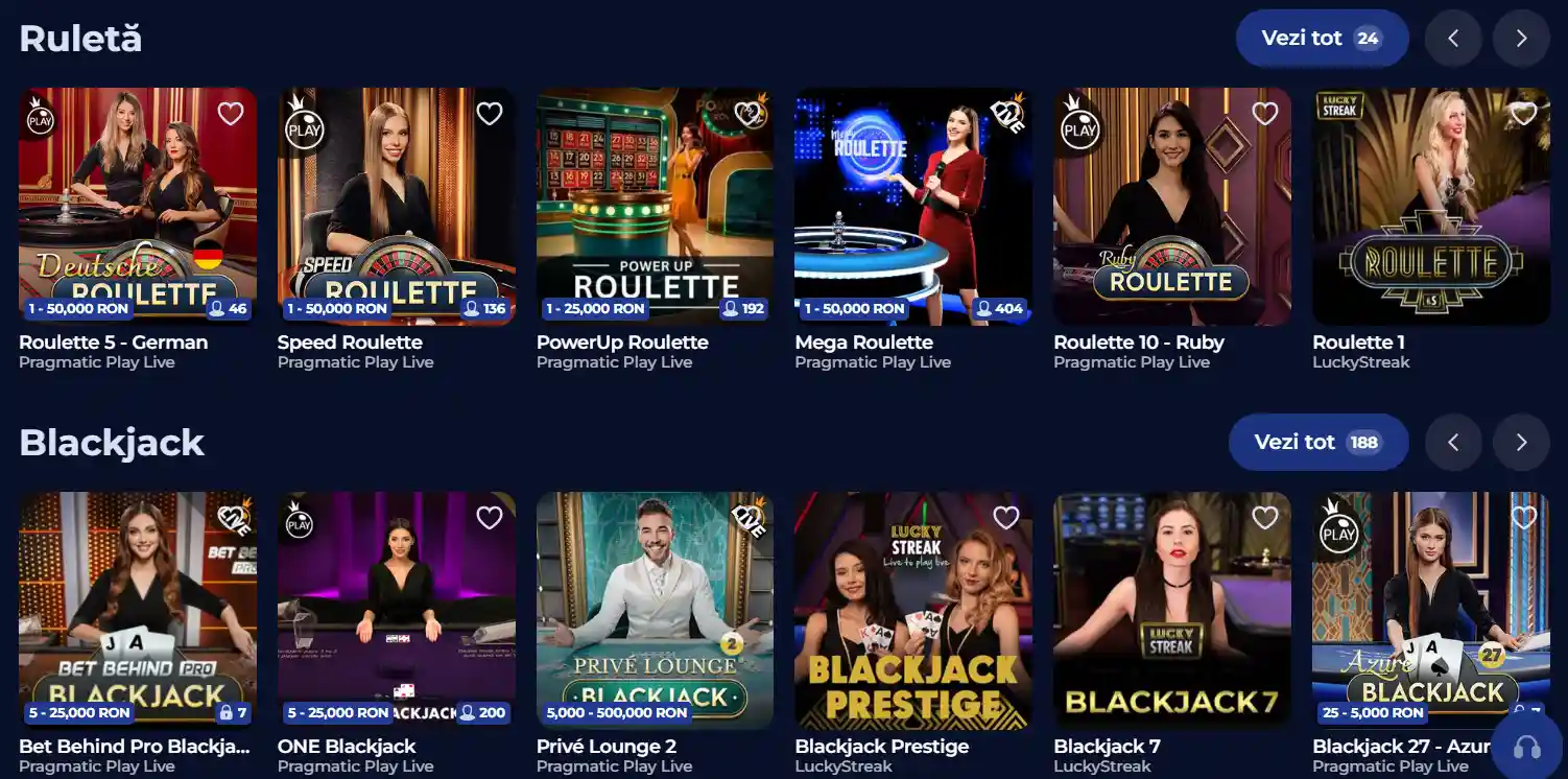 ivybet live casino