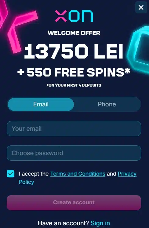 xonbet inregistrare
