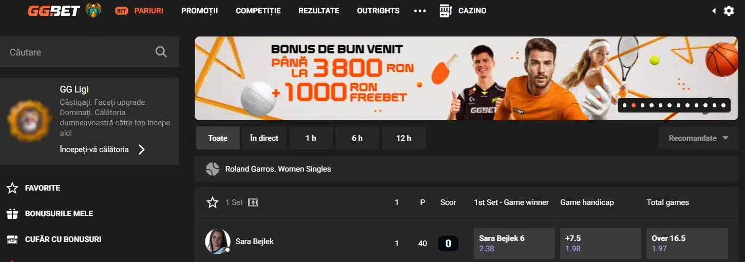 ggbet pariuri