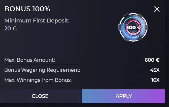 izzi casino bonus
